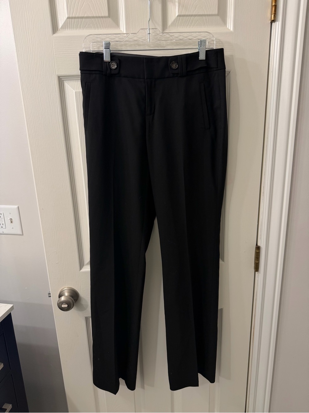Banana Republic Black Straight-Leg Women’s Dress Pants